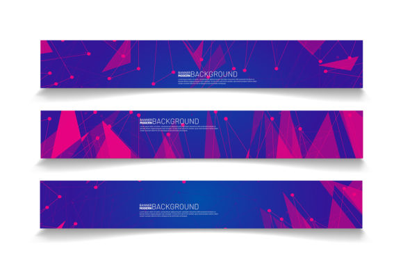 Elevating Visual Identity with a Versatile Set Banner Design with Triangle