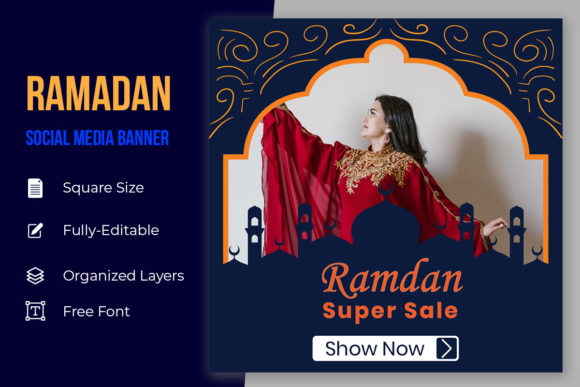 Ramadan Sale Social Media Post Banners