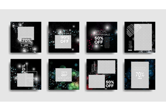 Square Web Banner for Social Media 94: A Versatile Design Asset for Digital Creators
